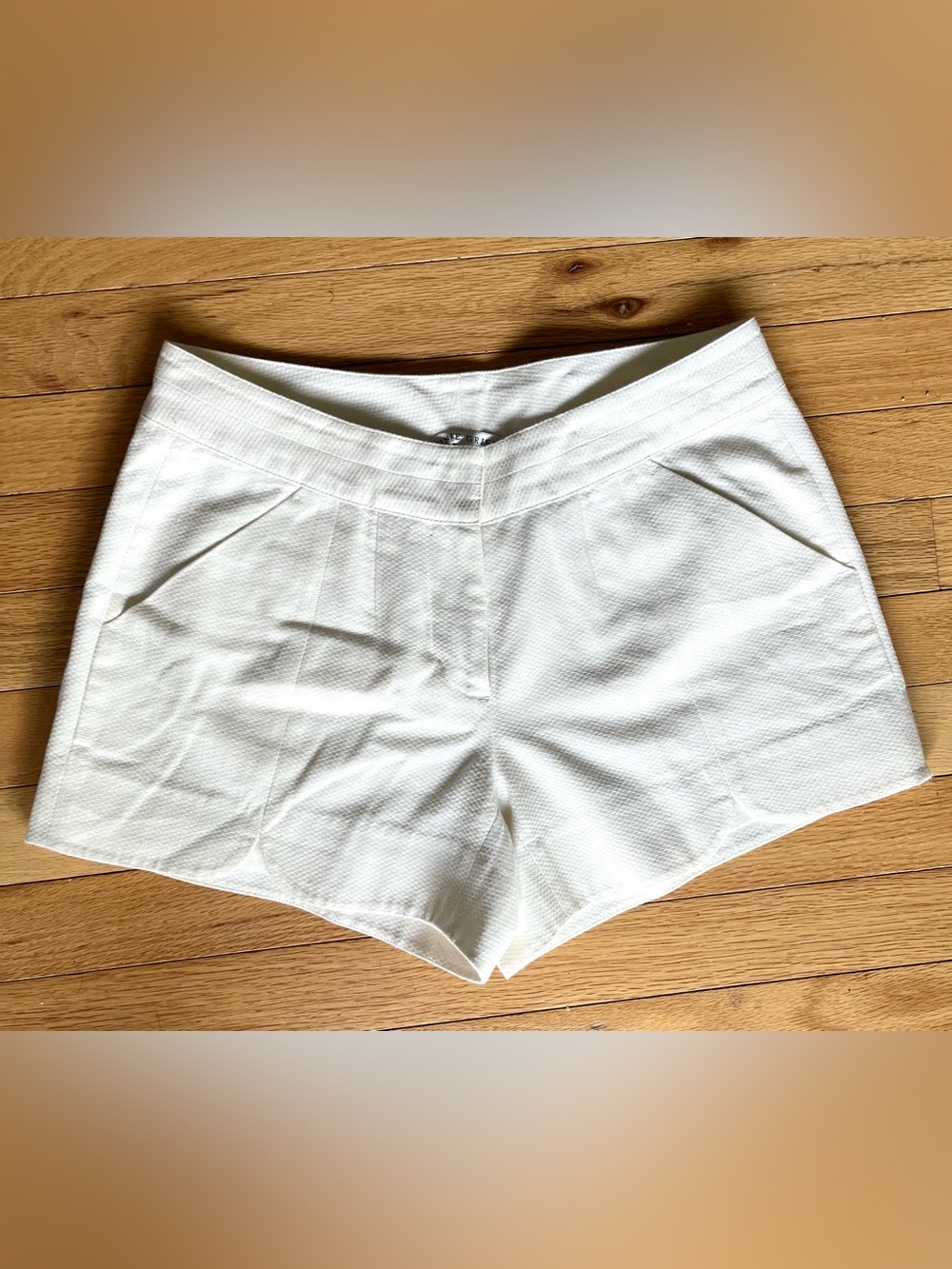 ANNIE GRIFFIN Cotton white shorts size 2